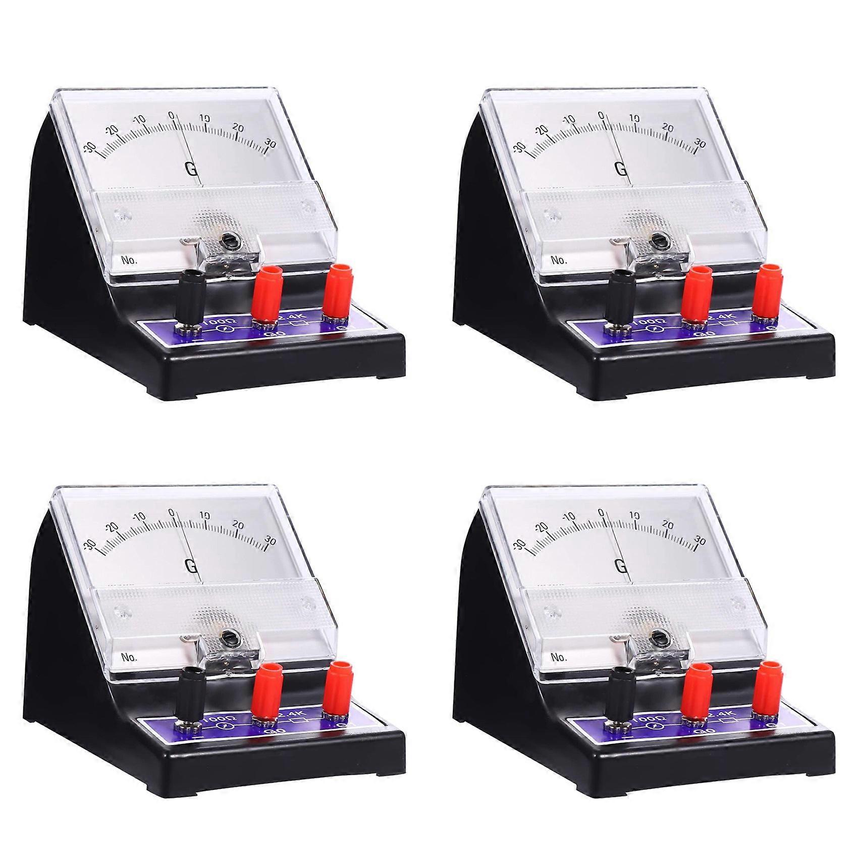 4X Analog Ammeter Pointer Type Electrical Current Ampere Tester Sensitive Amperemeter Microammeter Galvanometer