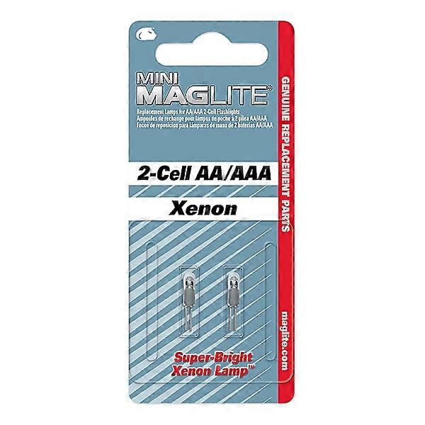 Genuine Mini Maglite replacement bulbs. AA + AAA 2 cell bulbs - Mag lite