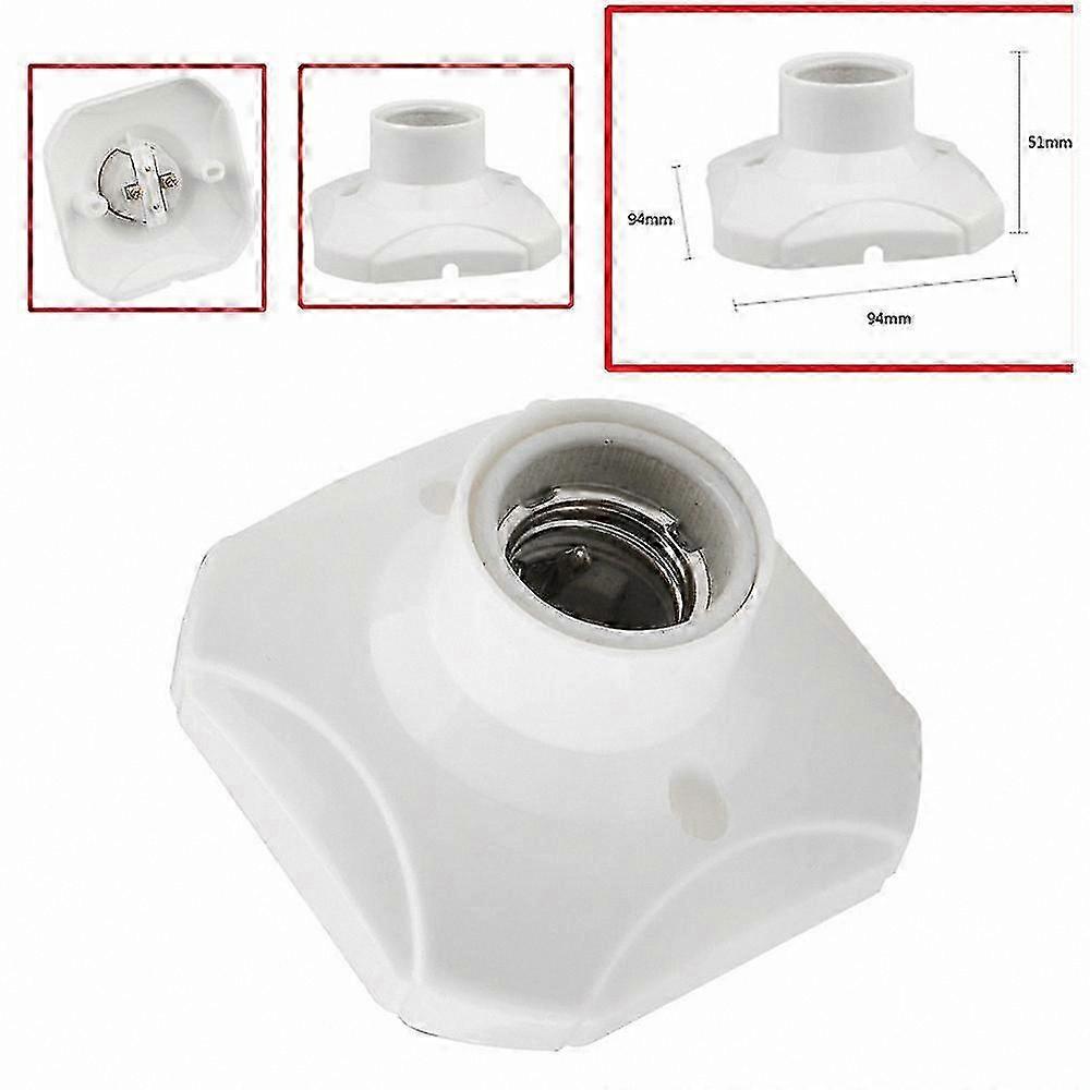 Porcelain E27 Lamp Socket with AC 220-250V Rating for Screw Light Bulbs