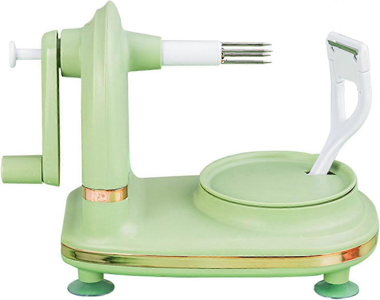 Apple Peeler Corer Slicer with Stainless Steel Blades and Suction Base for Apples and Pears