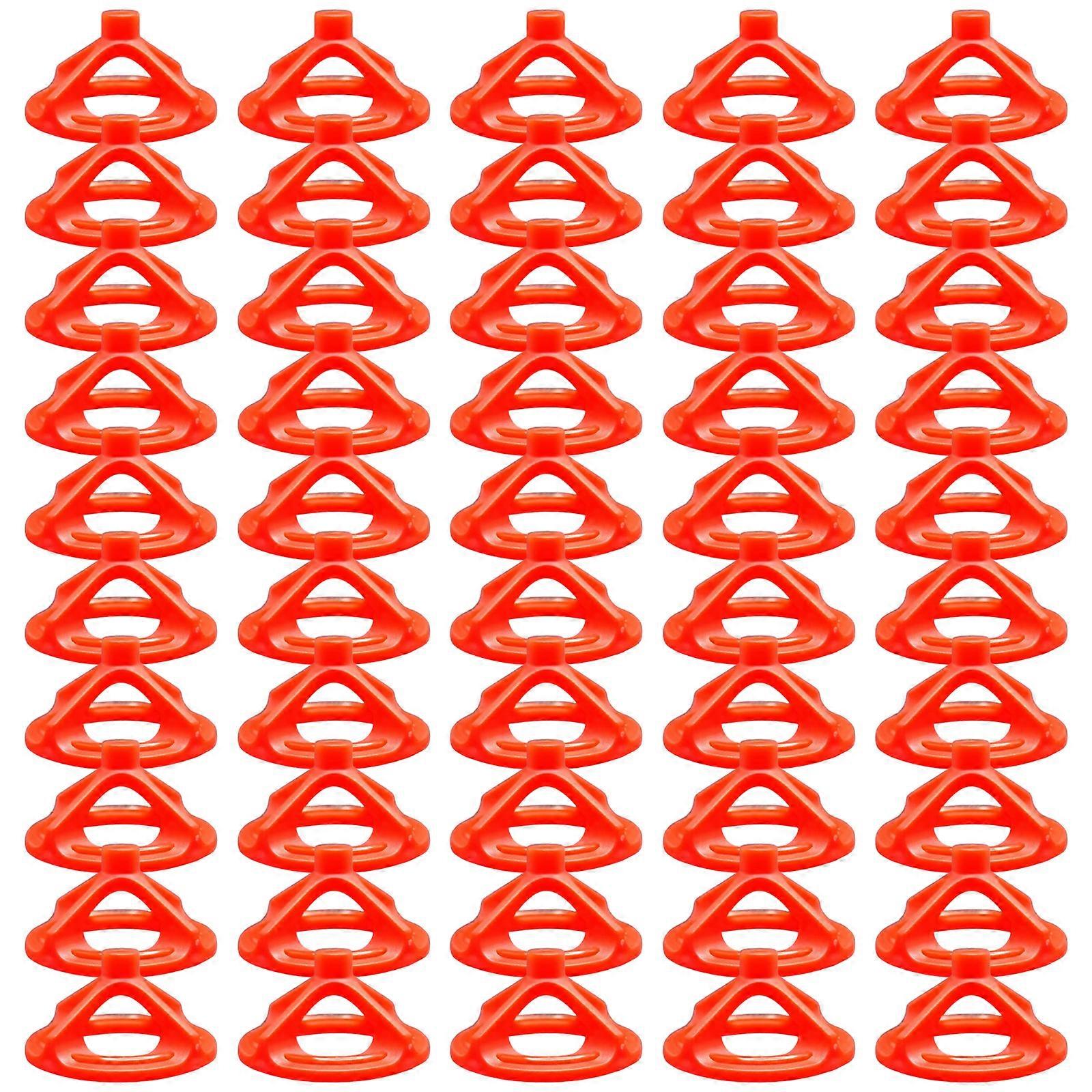 100Pcs Spiraling Ceramic Tile Leveling System Clips Wall Floor Fixing Construction Tool Spacers Straps Wadge Tile Laying Multicolor