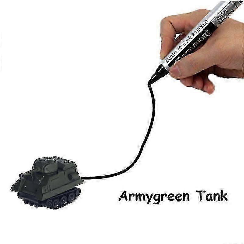 Magical Track Toys Inductive Tank Car Model Car Robot Penguin Following By Line You Draw Intelligence Development Kid's Toy