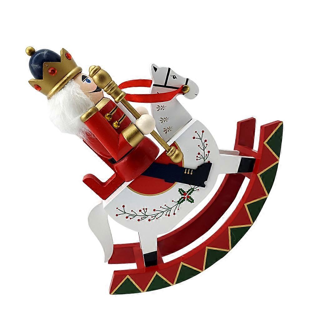 Nutcracker Ornaments Wooden Christmas Nutcracker Soldier for Festive Decoration