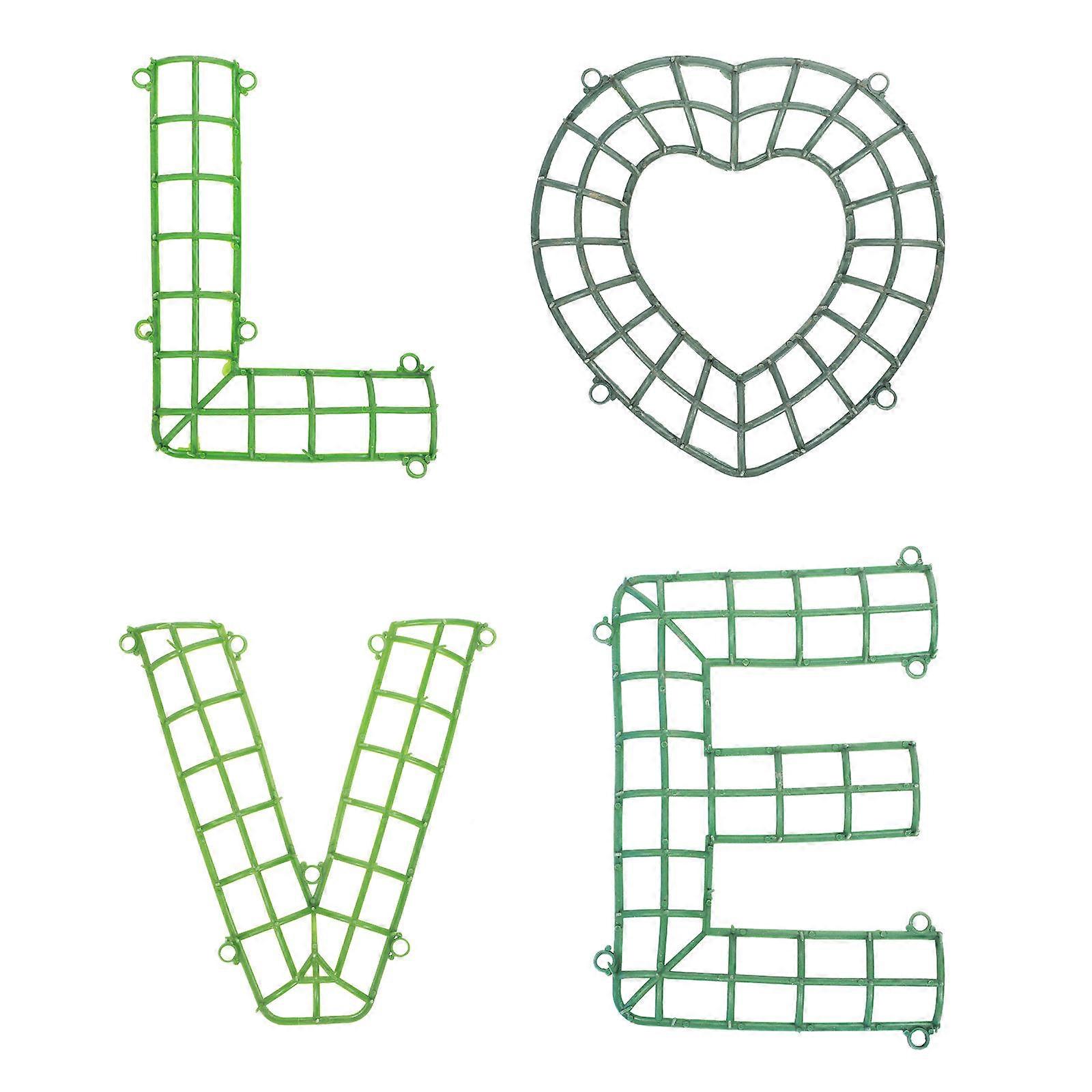 Green Wreath Frame Plastic Loop for DIY Flower Garland 3Sets