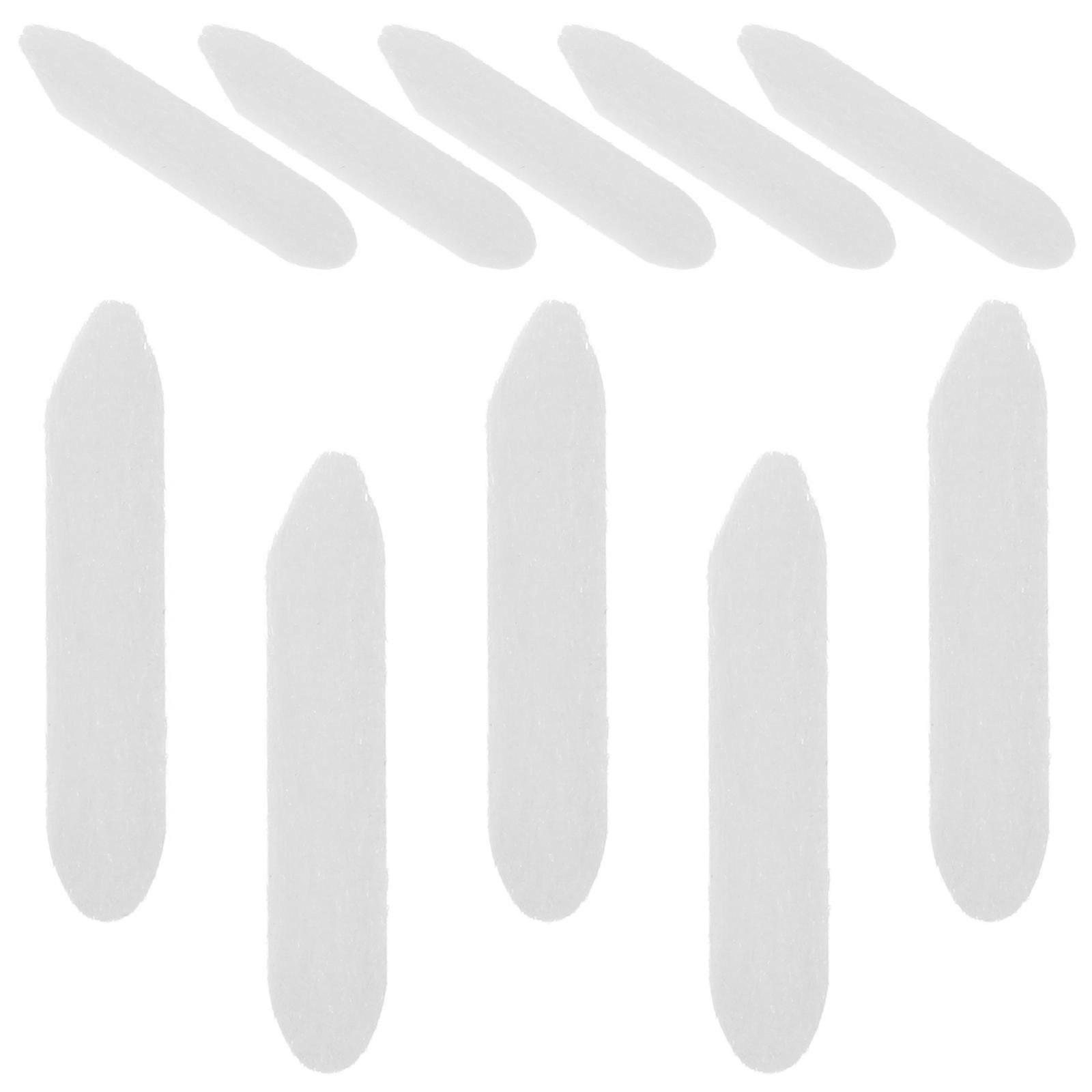 Replacement Nibs for Paint Markers Fine Point Tips Polyester Material White Color for Pen Use 10 Pieces