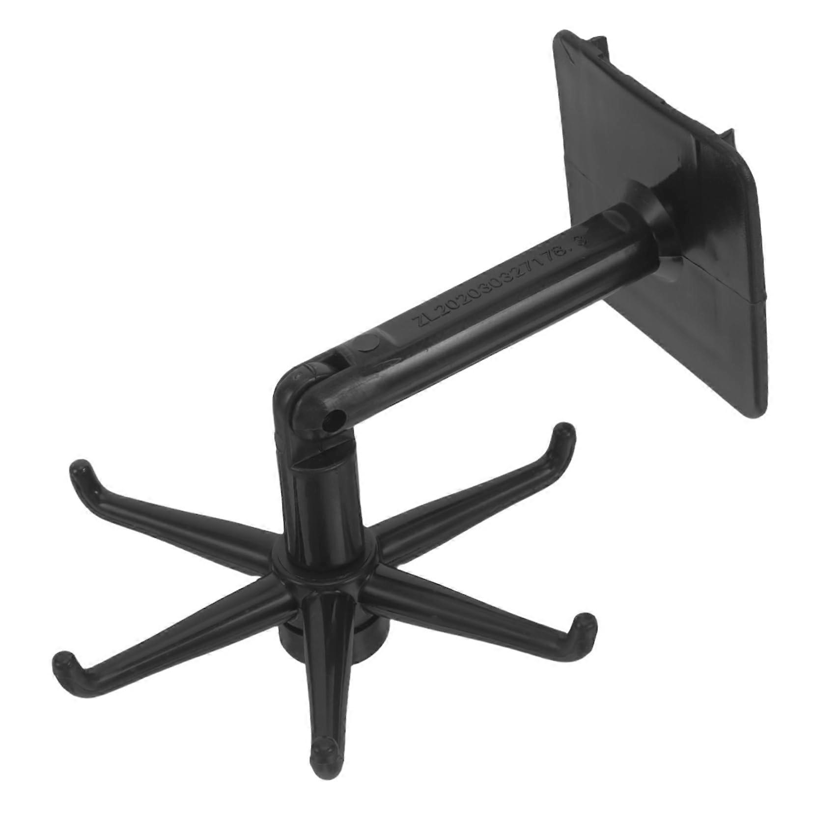 2pcs Kitchen Utensil Holder with 360° Rotating SelfAdhesive Wall Hooks MultiPurpose Rack