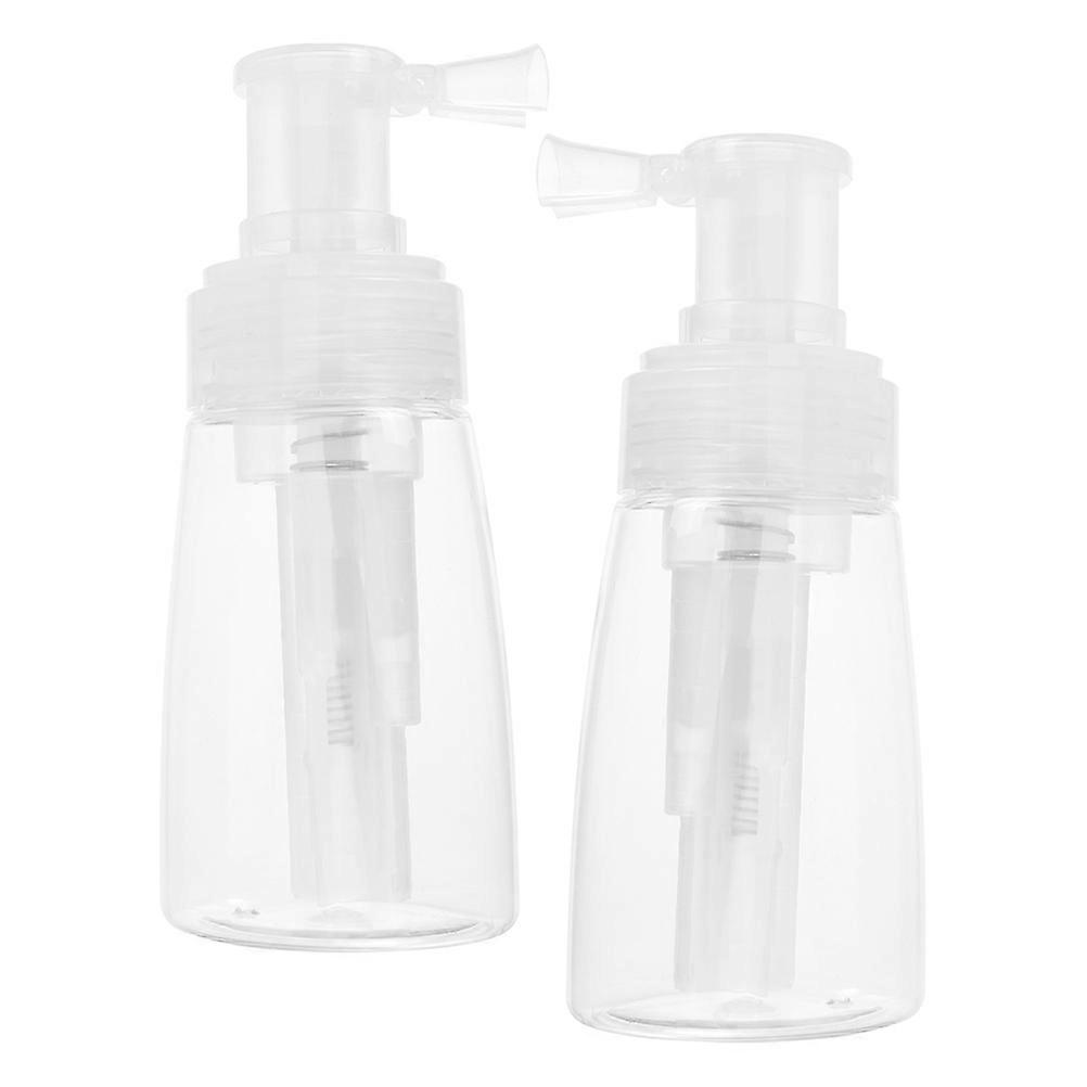 2Pcs Powder Spray Container Spray Bottle for Storage Multi Color Durable