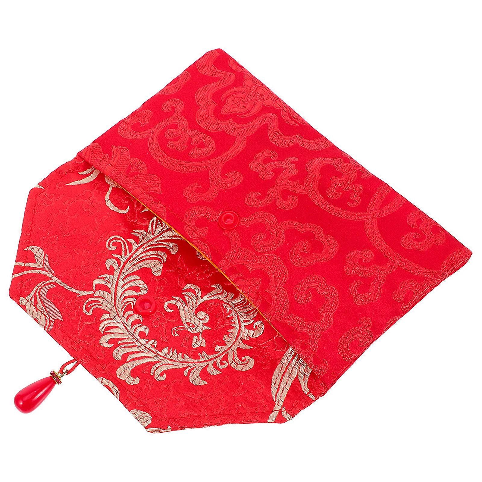 Chinese Red Envelopes Brocade Wedding Cash Holders for Pack