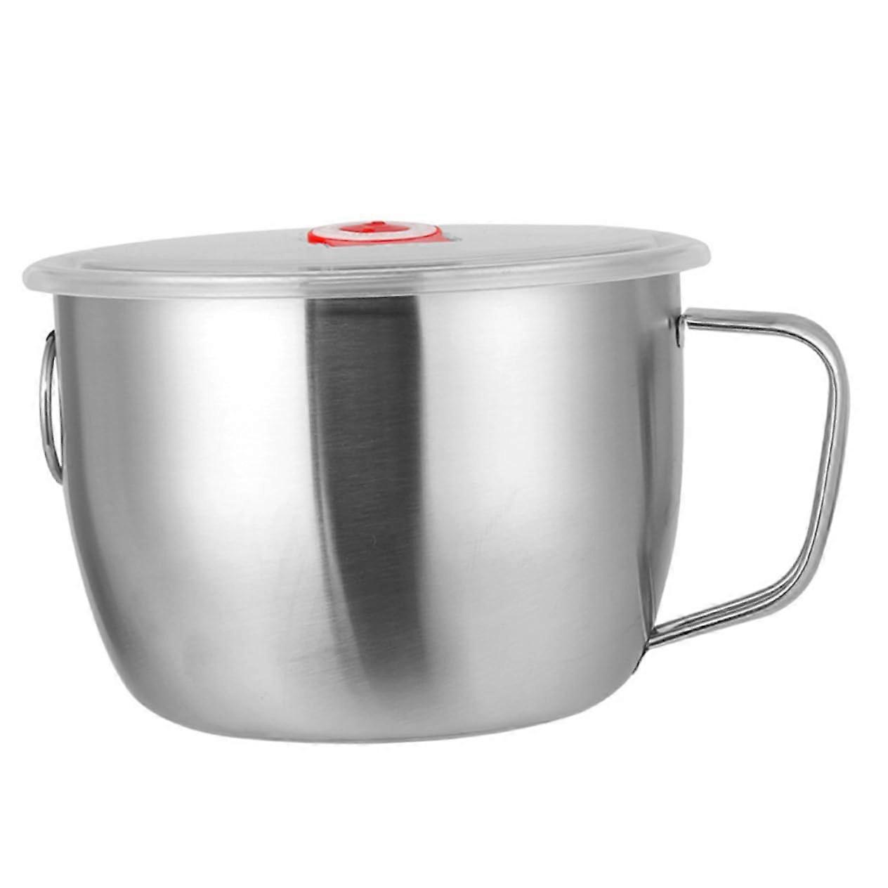 Stainless Steel Bowl Microwave Safe Reusable Soup and Noodle Container for Meal Prep