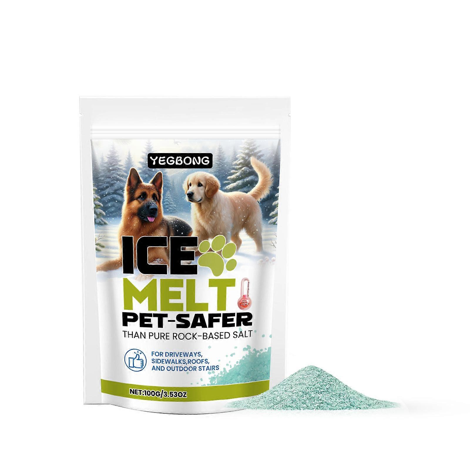 Pet-Friendly Ice Melter For Driveway, Concrete, Sidewalk, And Outdoor Spaces