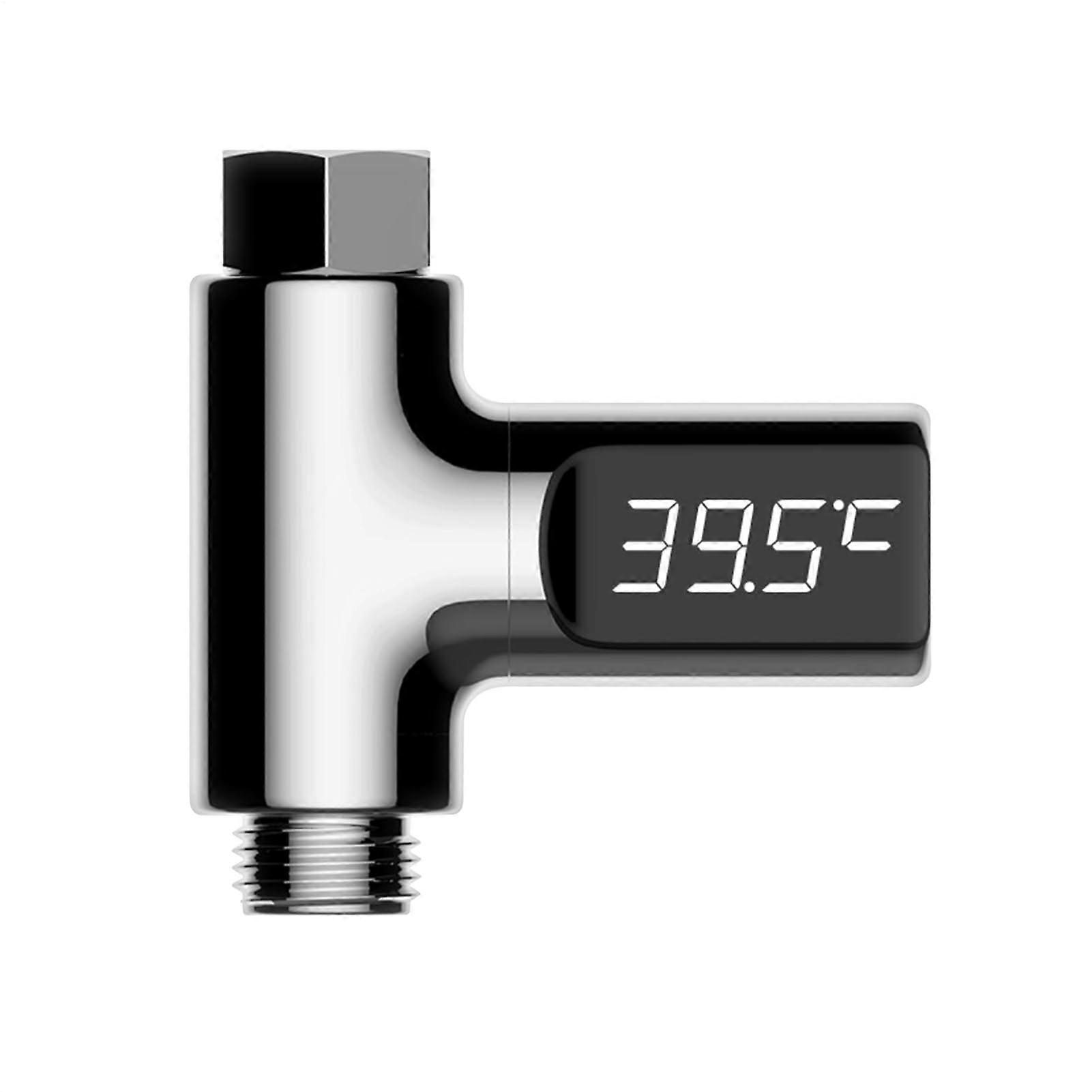 Shower Temperature Measure Tool LED Digital Display Large Screen Bathtub Water Temperature Monitor Bathroom Thermometer