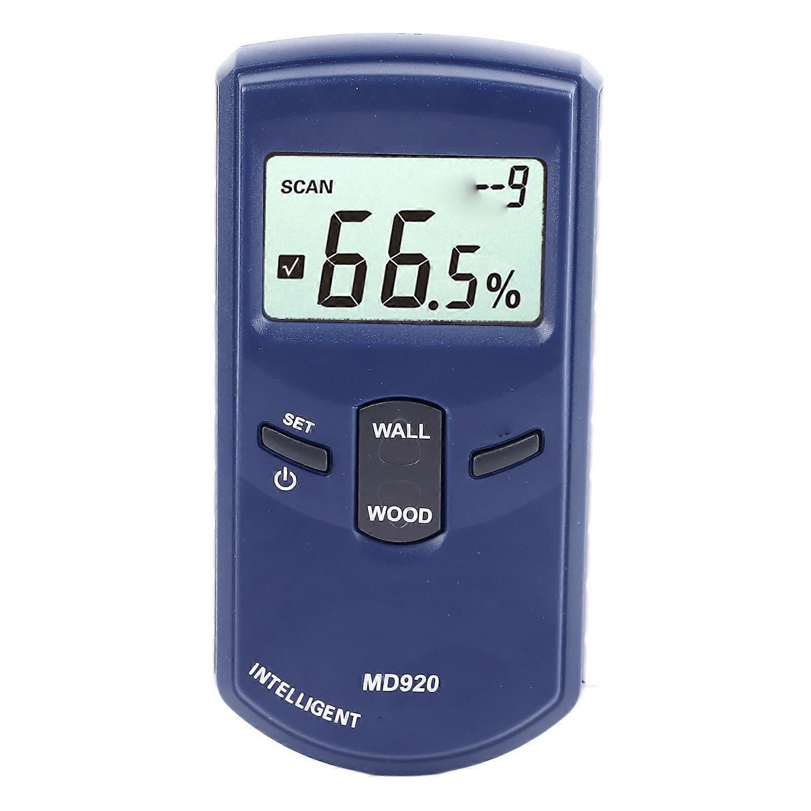 2 in 1 Wood Moisture Meter with Large LCD Display for Accurate Wall and Timber Detection