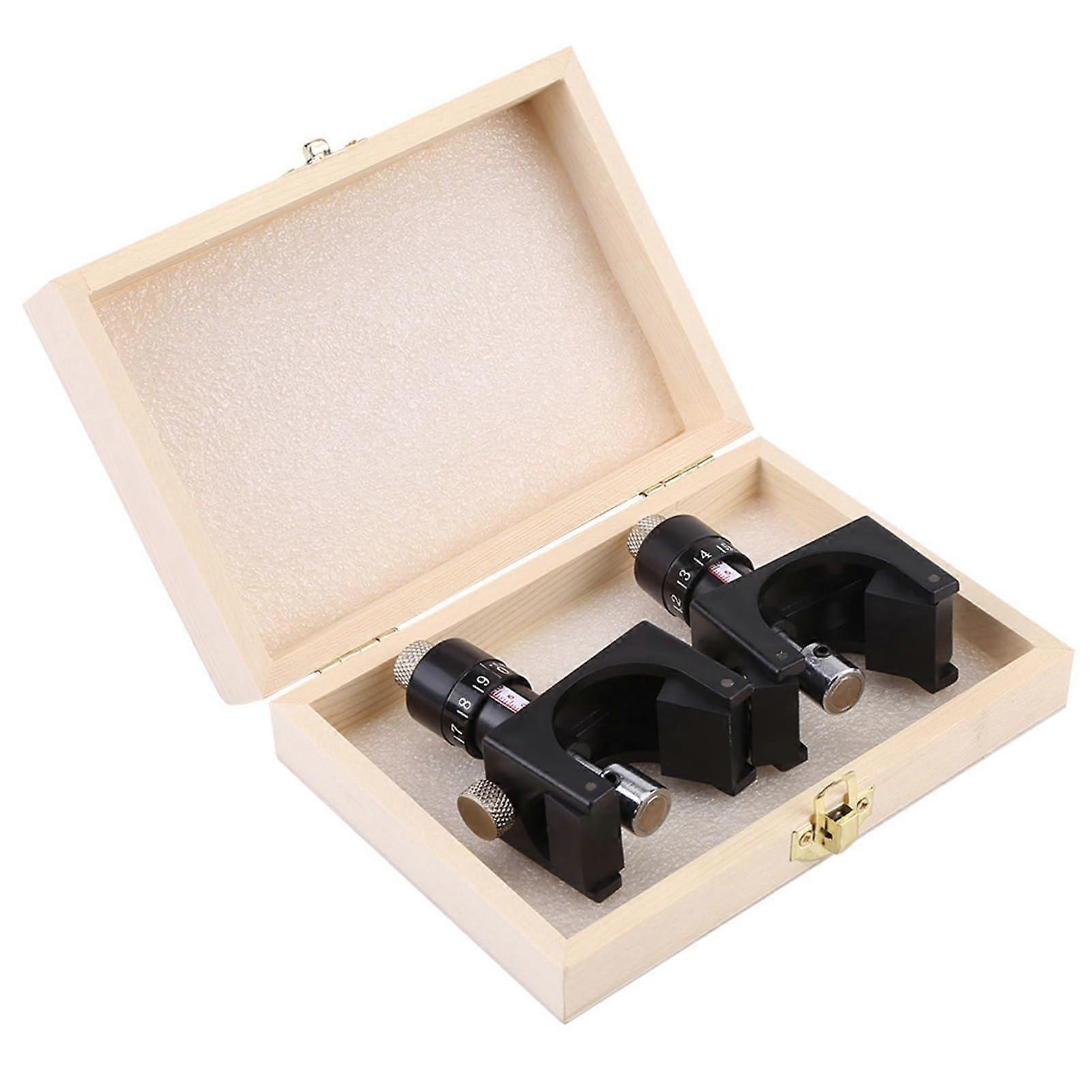 2Pcs Magnetic Planer Blade Setting Jig with Micro Adjustable Magnets for Precision Woodworking