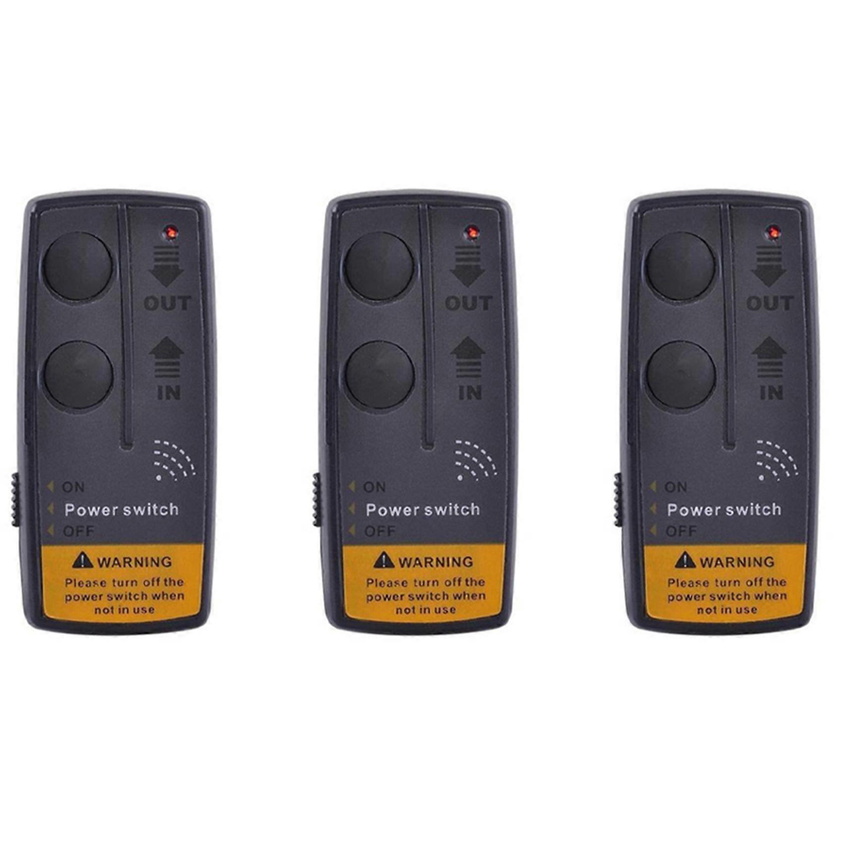3X 12V Wireless Winch Remote Control Kit Handset for Car ATV SUV UTV Universal