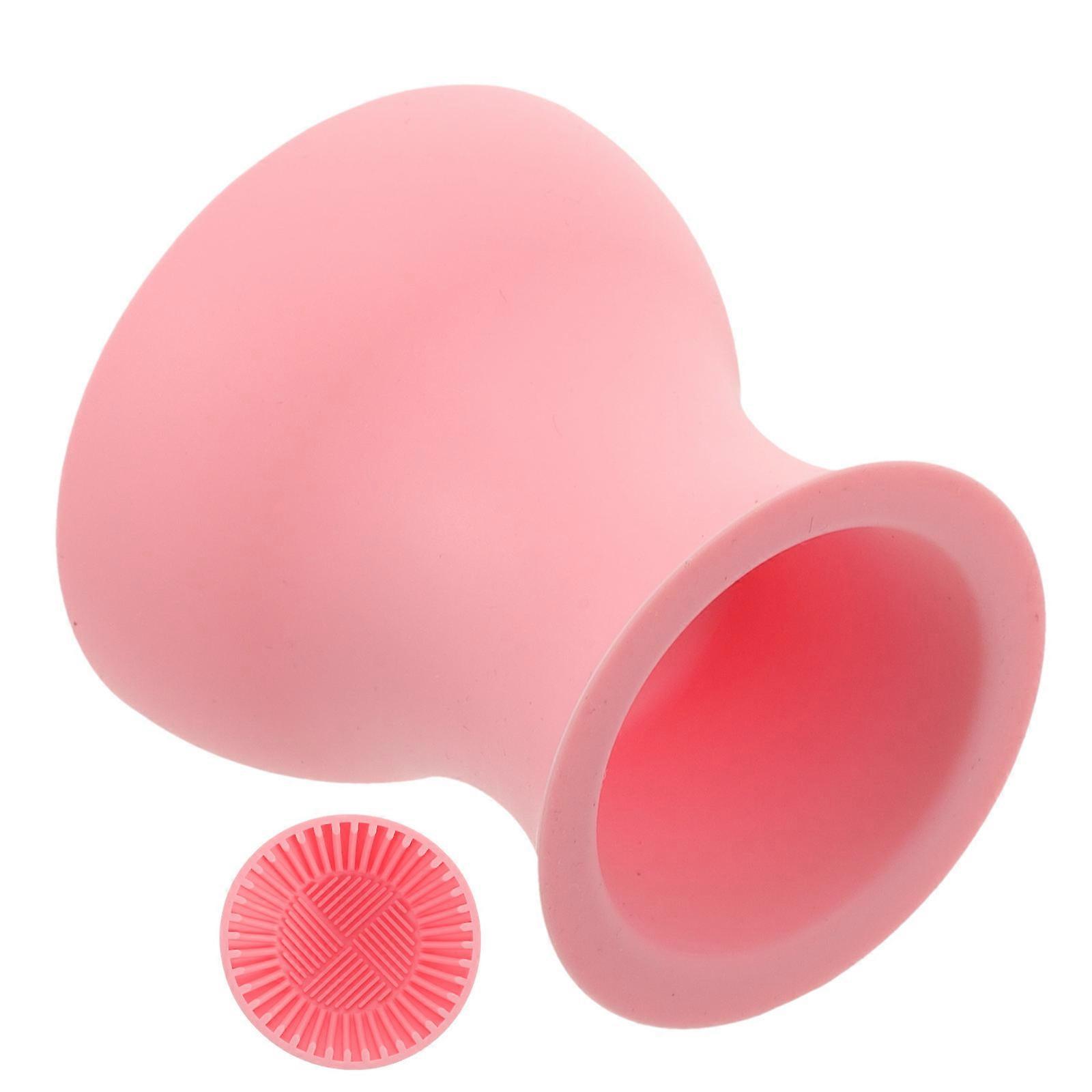 Silicone Makeup Brush Cleaner Cup for Convenient Cleaning Travel