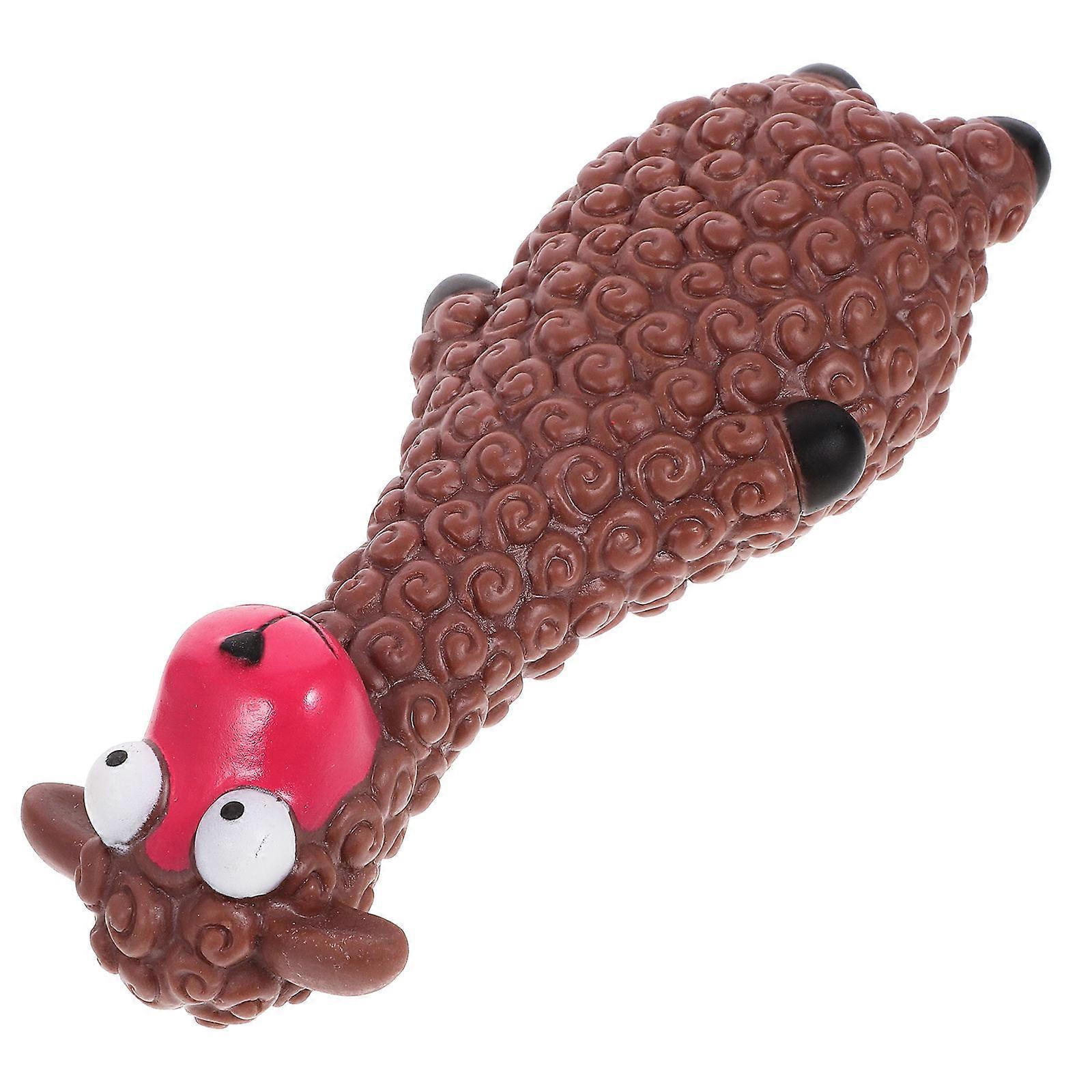 Squeaky Latex Dog Toy for Playing Interactive