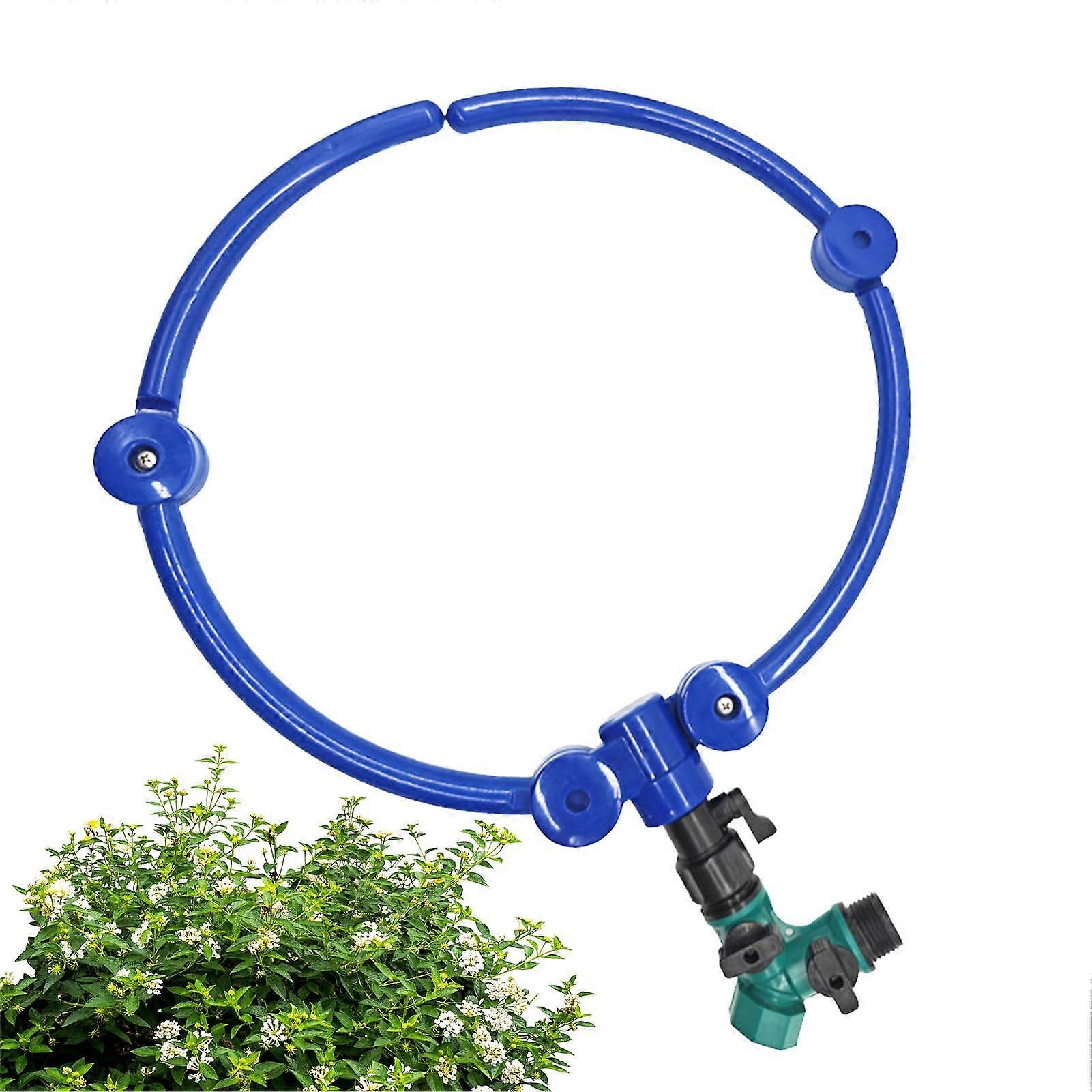 Garden Irrigation Sprinkler with 360° Adjustable Watering Ring for Even Root Zone Coverage