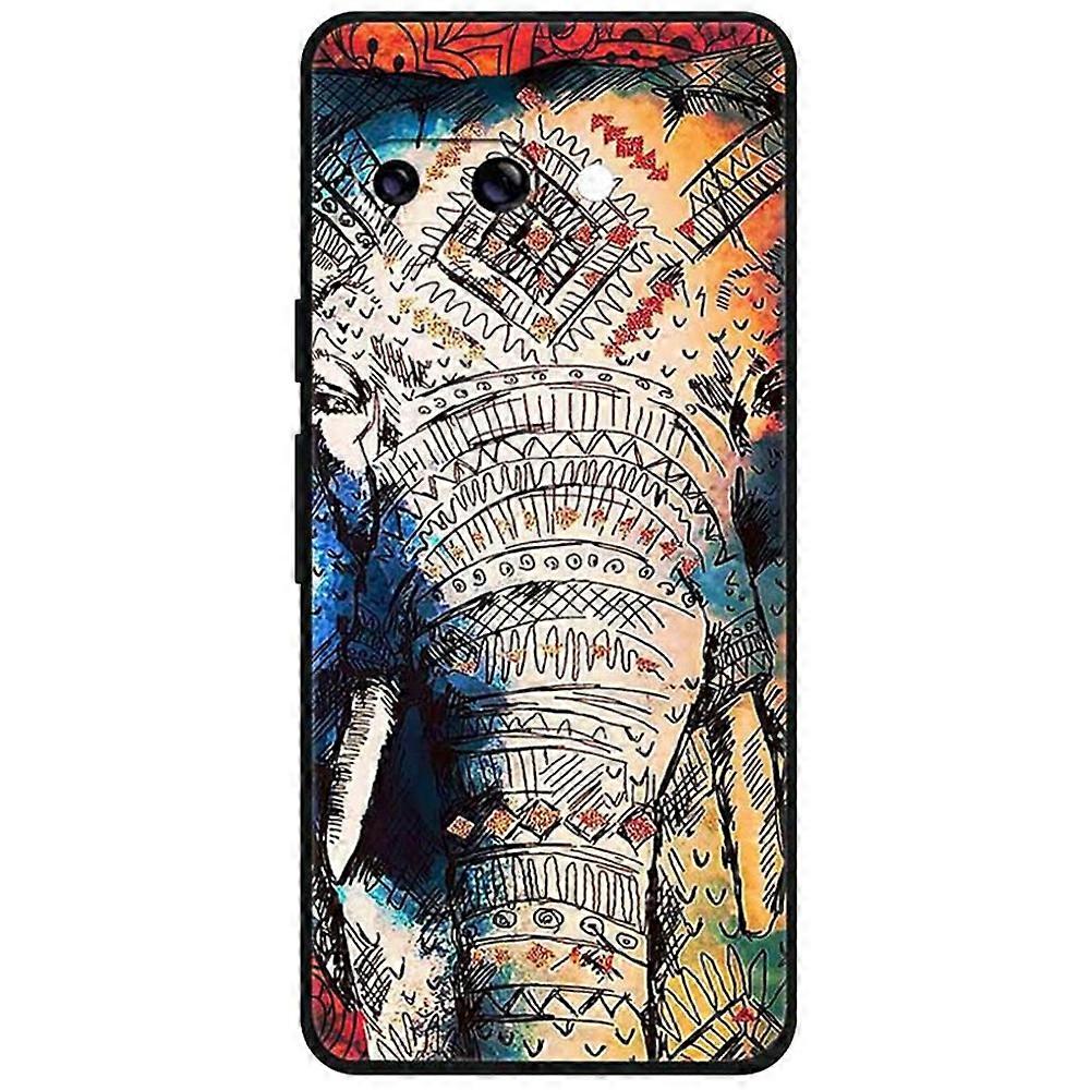For Google Pixel 9a Case Pattern Printing Soft TPU Cell Phone Cover