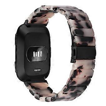 Watch Band For Fitbit Versa/Versa Lite/Versa 2 , 1-Bead Acrylic Resin Waterproof Bracelet