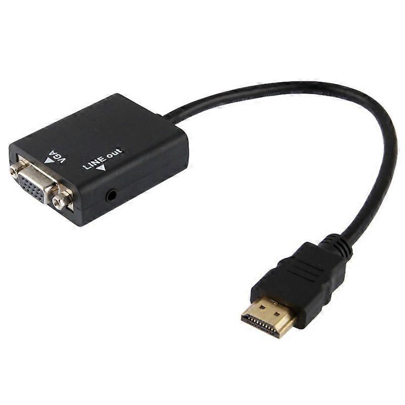 HDMI to VGA & Audio HD Conversion Adapter Cable