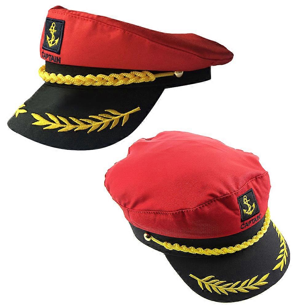Captain Hat Style for Wearing 4Pcs Polyester Embroidered Accessory