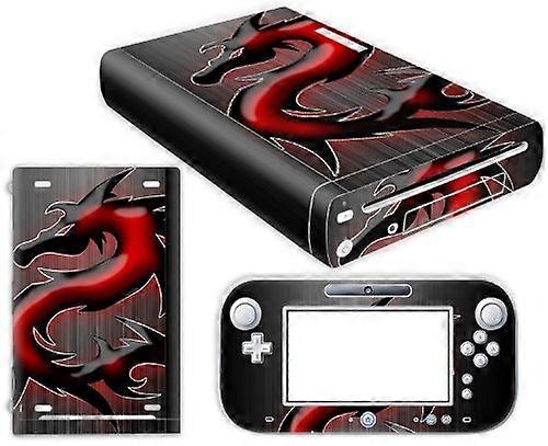 Dragon Design Vinyl Decal Console Skin Cover ScratchResistant Wrap Easy Application for Wii U