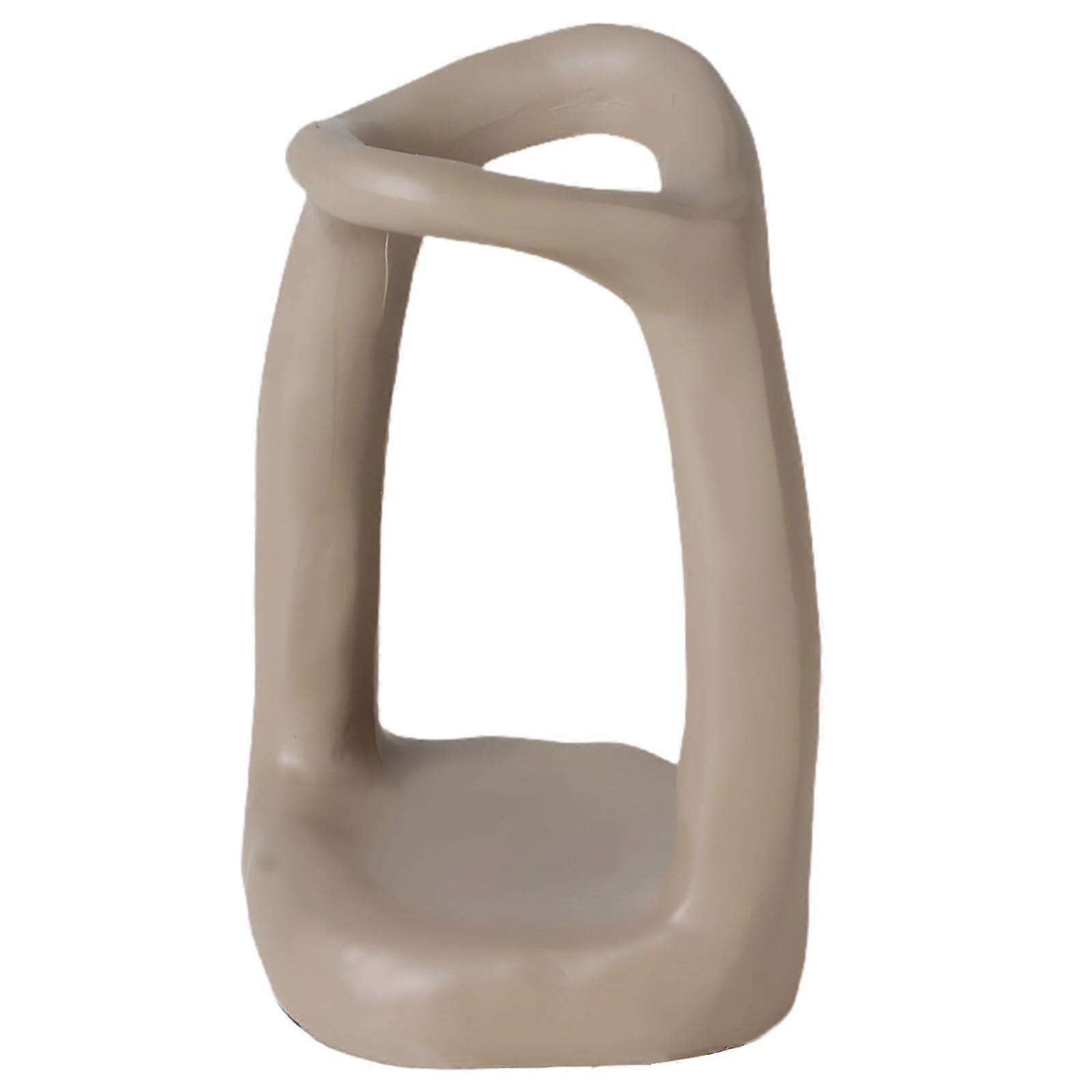 Toothbrush Holder Ceramic Stand Nordic Resin Bathroom Organizer MultiPurpose Storage Stable Base