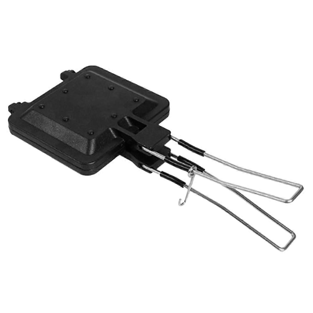 Non Stick Sandwich Maker with Double Sided Heating, Detachable Pan for Breakfast Waffles