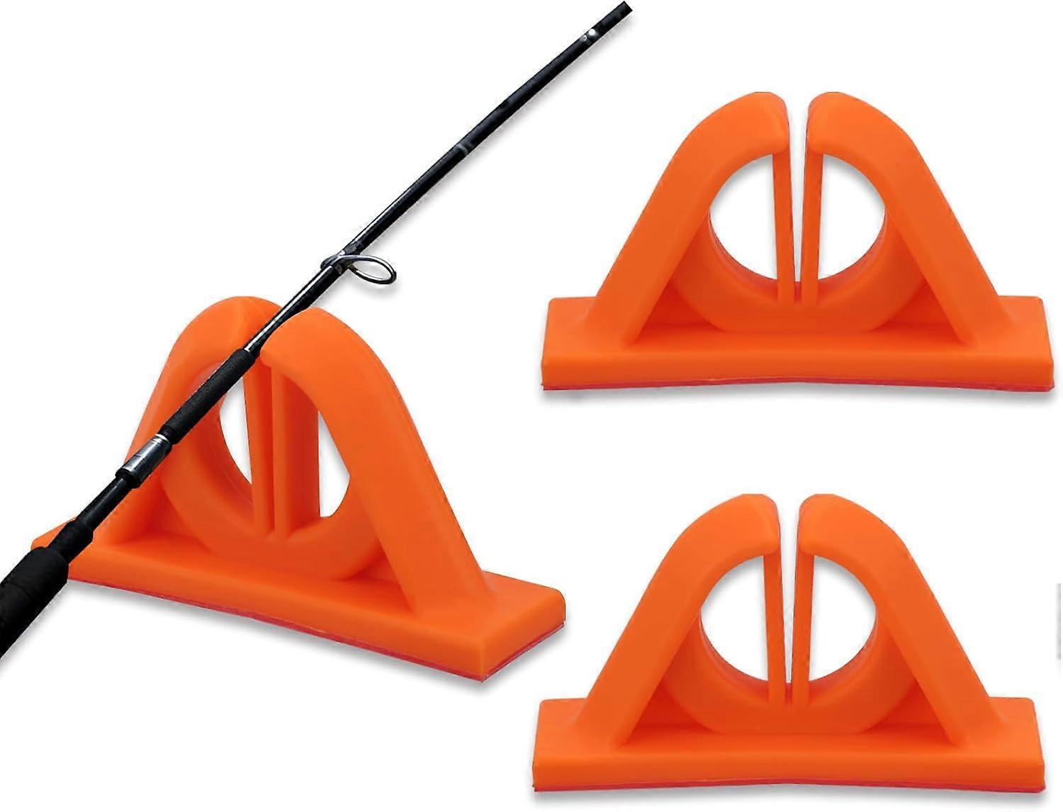 2-Piece Rod Holder Set, Wall-Mounted Rod Holder