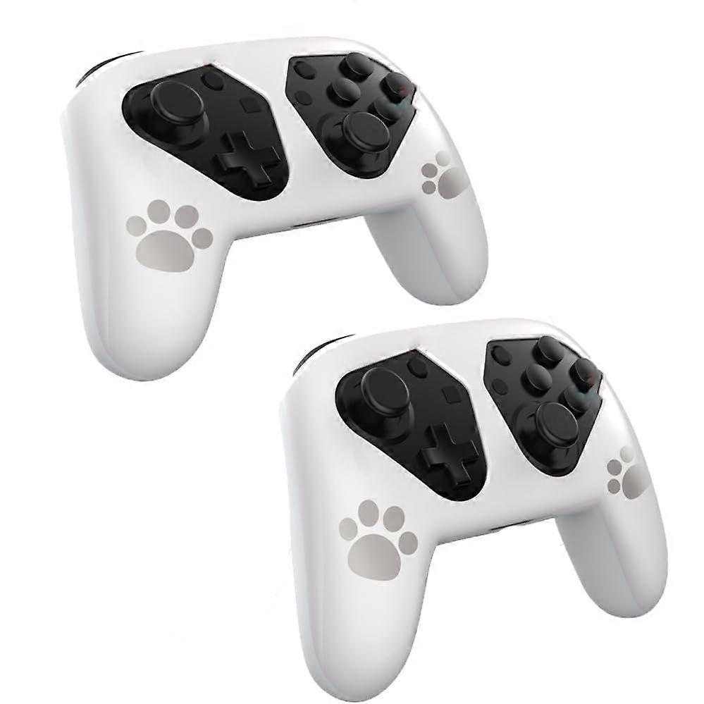Protective Case Set with Thumb Grip Caps and Adjustable Height Extenders for Switch Pro Controller