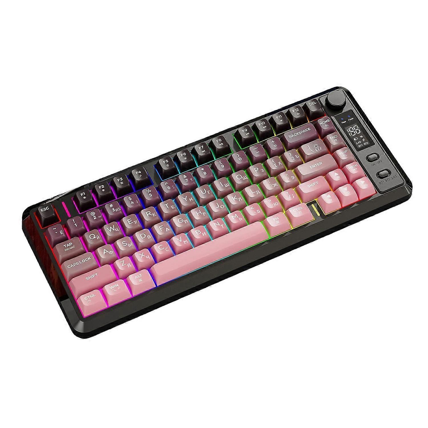FREE WOLF M75 Russian Wireless Bluetooth Dual-Mode Keyboard