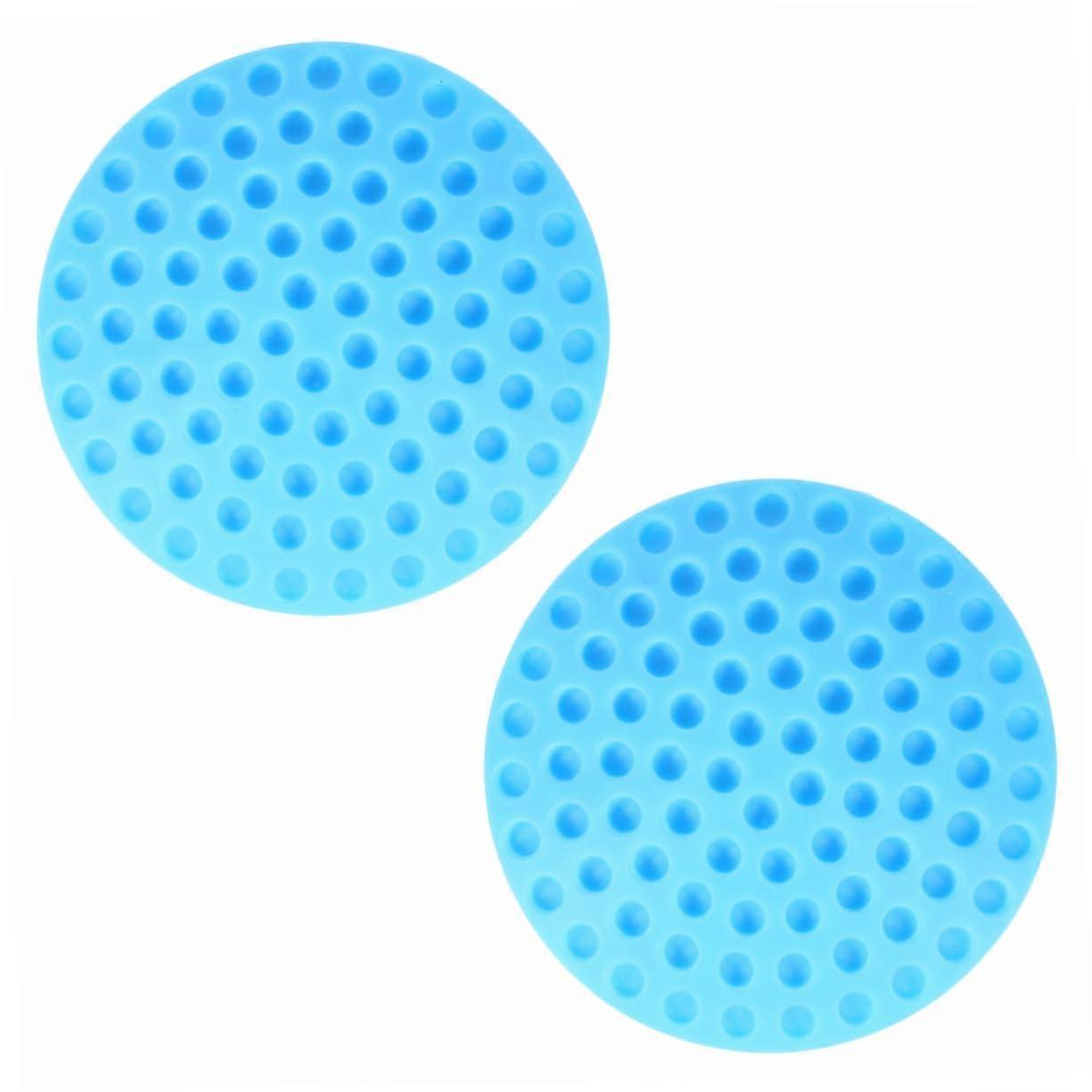 2pcs Self Adhesive Door Stopper Wall Protector with Elastic Shock Absorption for Noise Reduction