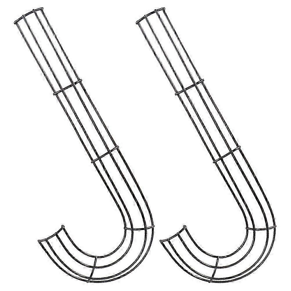 Candy cane wreath frame, wire wreath frame, craft set of 4