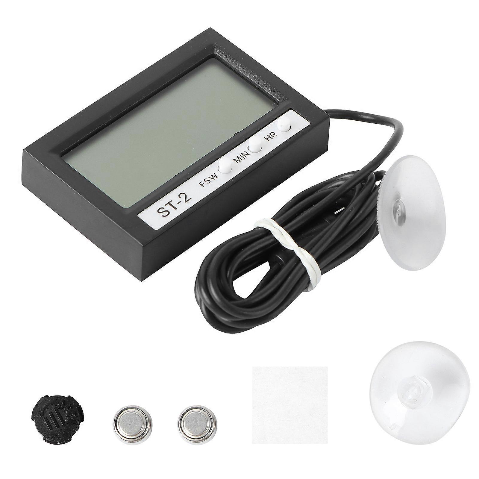 Car Thermometer Electronic Display for Temperature Measuring with Clock