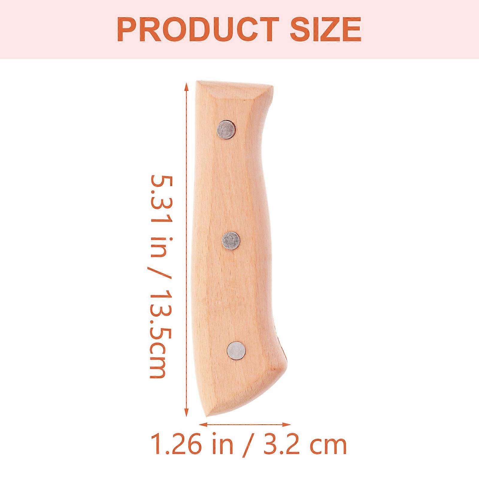 Cutter Handle Wood Replacement for Kitchen Cutter Hand Grip