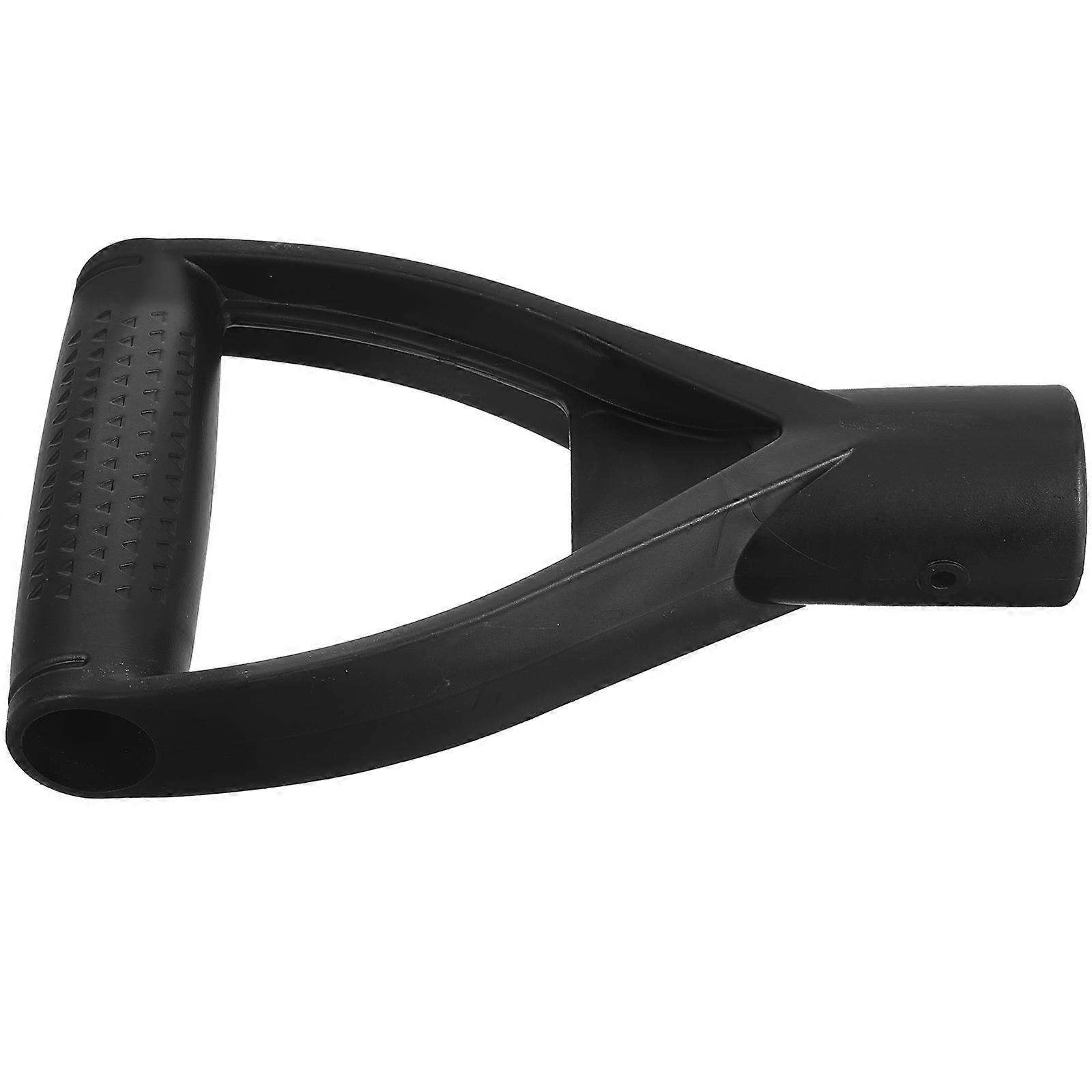 Handle Replacement Plastic D-Shaped Handle for Holding 2Pcs Black