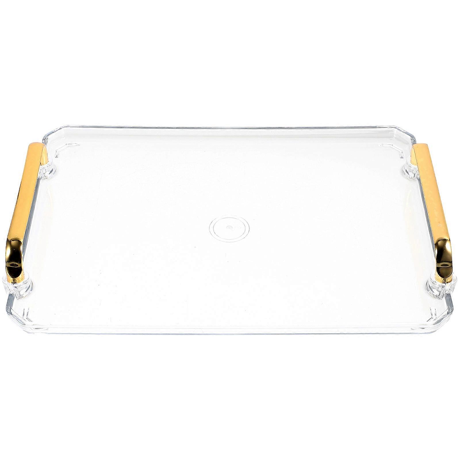 Coffee Tray For Countertop Rectangular Storage Tray Modern Home Decor 1Set