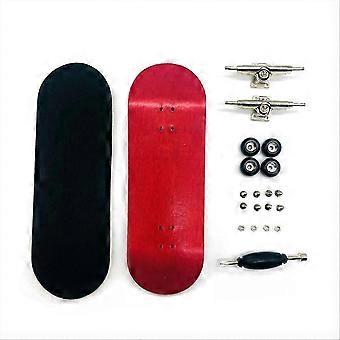 Prancha de skate de dedo largura 32mm bordo profissional vermelho