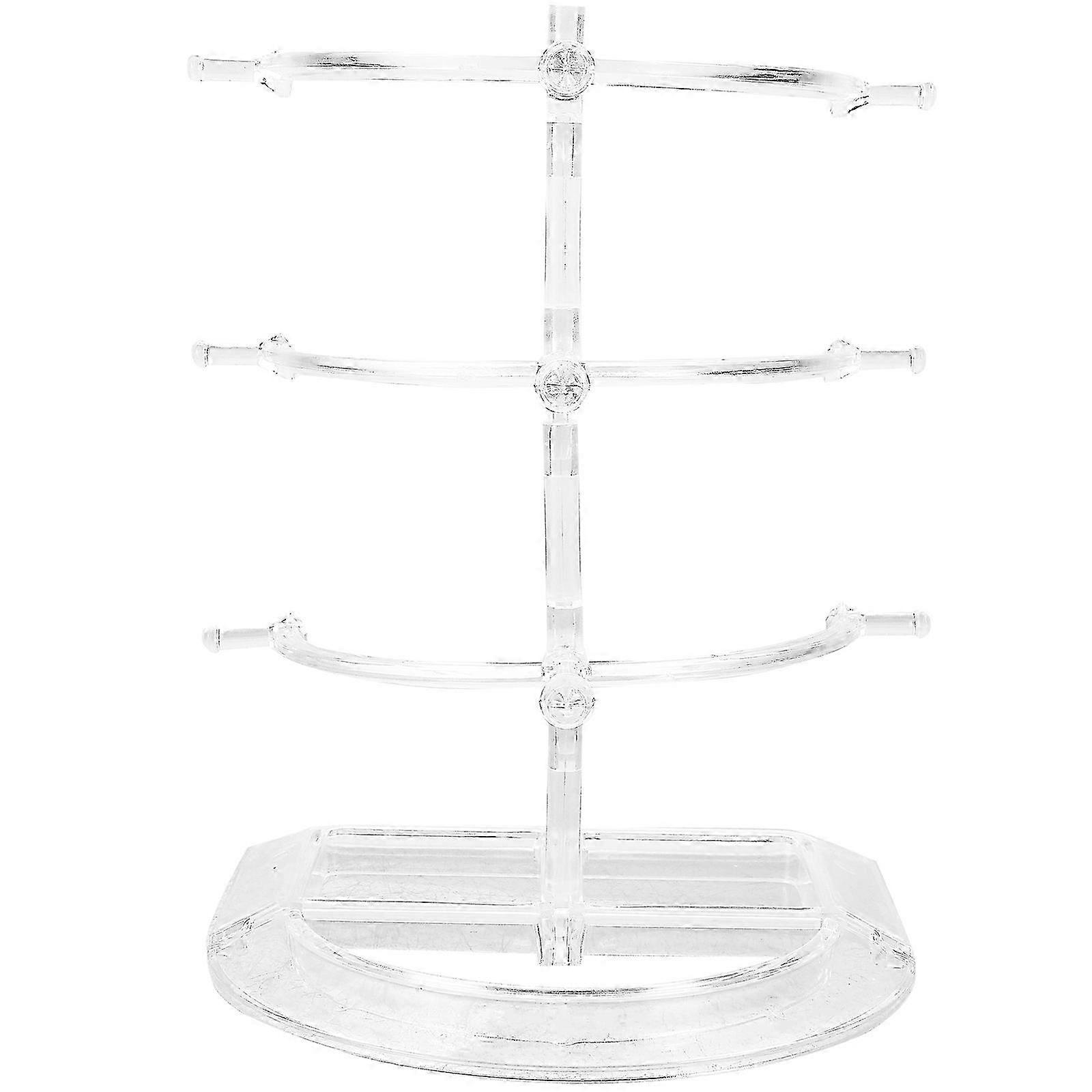Detachable Three layer Transparent Eyeglass Rack for Display