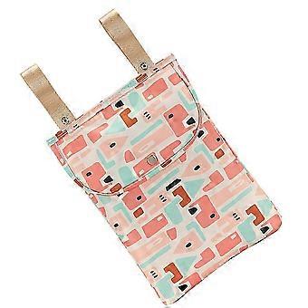Un sac de rangement avant pour batterie en nylon rose pour véhicules électriques