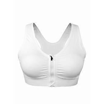 Women's Zip Front Closure Sports Bra Ultra-thin Large Bra Sports Bra Front Zipper Full Cup Padded Tops Seamless Wirefree Active Workout Gym Yoga Bras