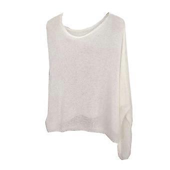 Schal, Stola, Pashmina-Schal für Damen – weicher Damen-Poncho, leicht, ideal für Alltag, Pendeln und Reisen, weiß, Einheitsgröße