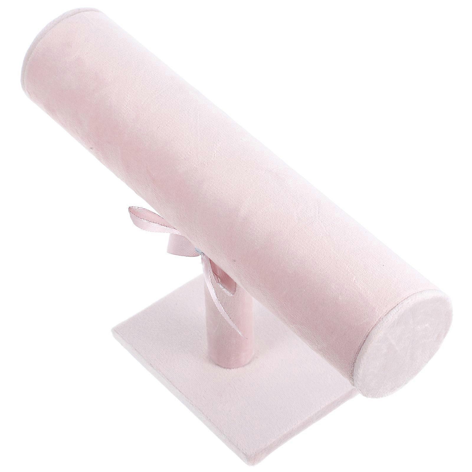 Creative Bracelet Stand for Storage Use with Display Rack Pink