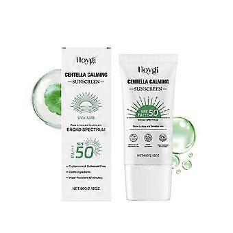 Centella Sunscreen - Sunscreen Spf 50 Face - Daily Hydrating Factor 50 Sun Cream for Dry Sensitive Skin - Centella Moisturiser for Face and Body