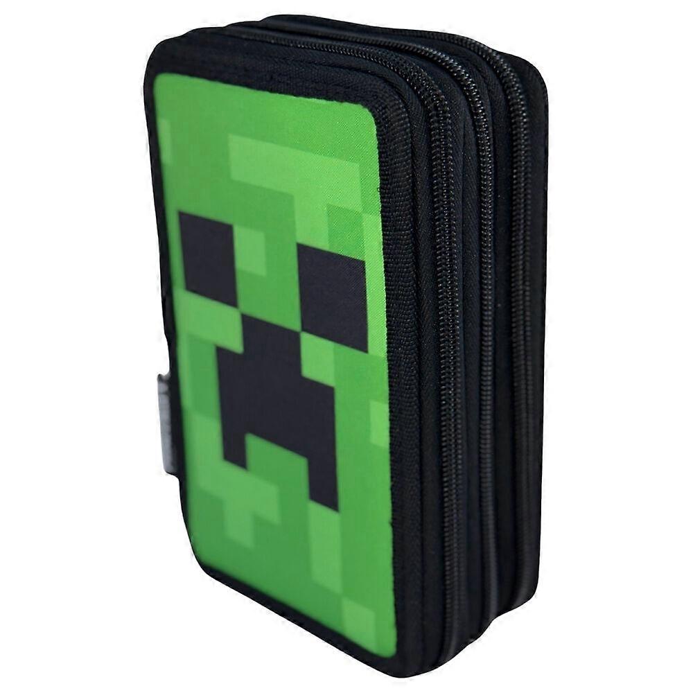 Minecraft Face Triple Pen Case