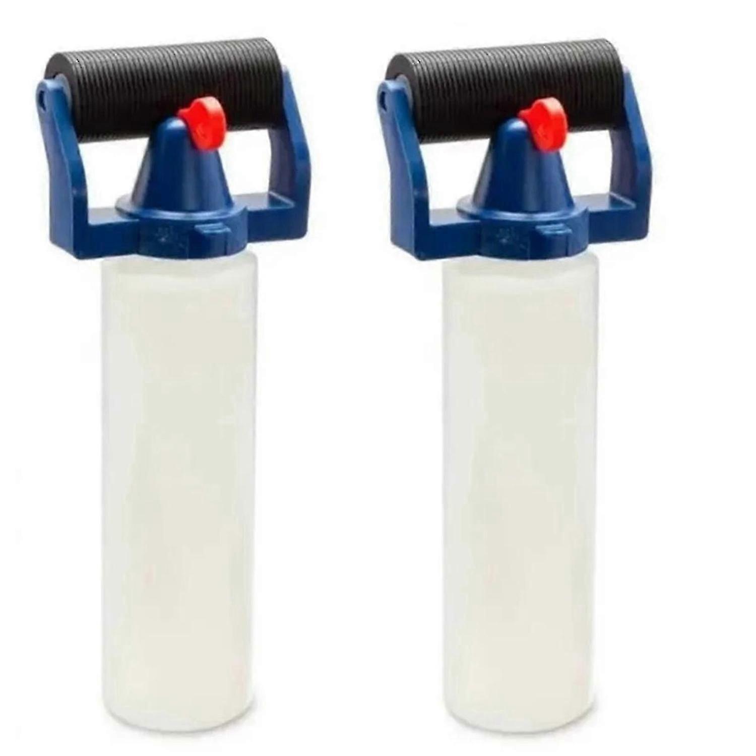 2PCS Glue Applicator Roller Dispenser PE Plastic Applicator Bottle