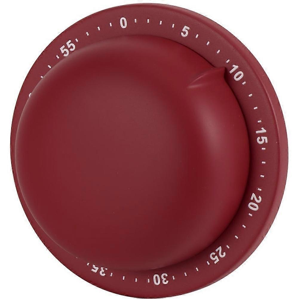 Kitchen Hat Timer Stainless Steel Magnetic Timer Clock Learning Baking Boiled Egg Doing Questions Time Manager Red