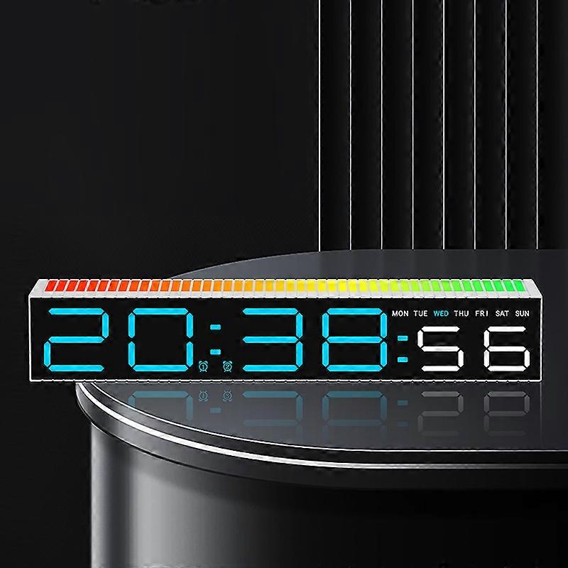 Creative LED Electronic Clock, Simple Alarm Clock, Pickup Unit, Light Clock, Electronic Clock, Bedside Ornament 5517 Note: Authorization required in t