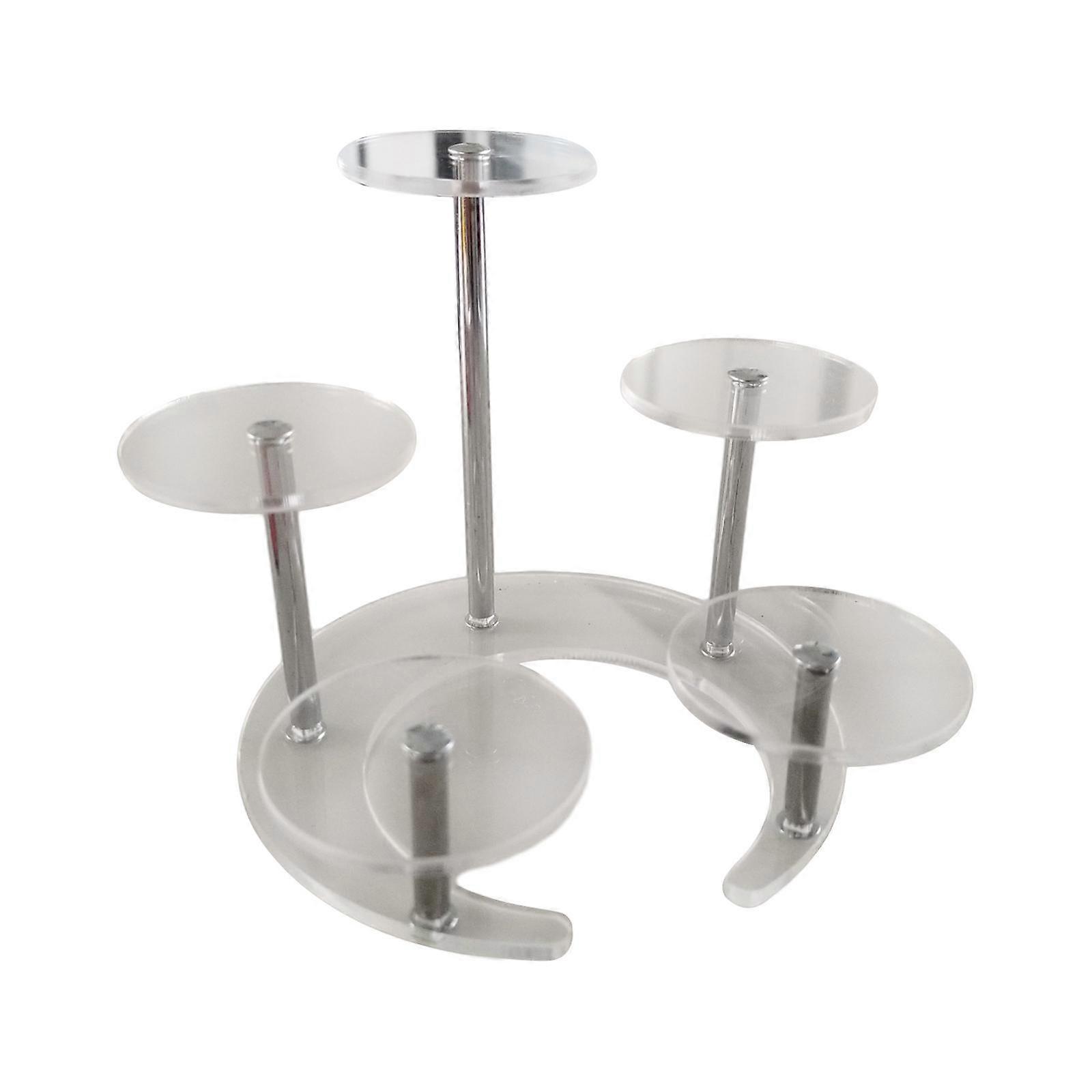 Acrylic Riser Display Stand Figures Storage Display Stand for Perfume Makeup