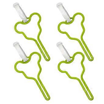 Dog Leash Bag Clip Dog Garbage Bag Fixing Clips for 4Pcs Easy Carry